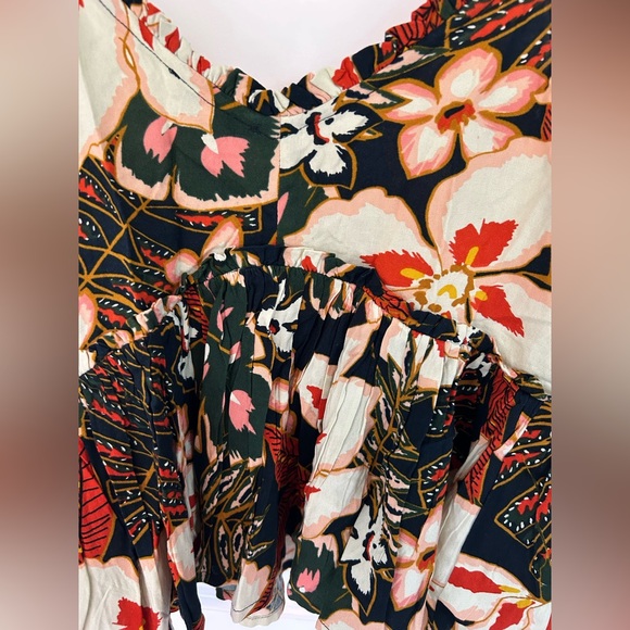 Patrons of Peace Floral Print Spaghetti Strap Top - Picture 4 of 11